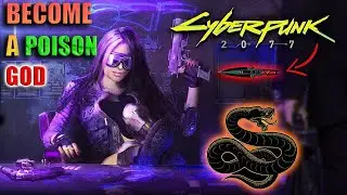 Cyberpunk 2077 Update 2.0 Ultimate Poison Knife Build Guide | The Black Momba Slays!