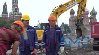 Реконструкция Большого Москворецкого моста. Редакционное видео