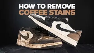 Air Jordan 1 Mocha Low Shoe Cleaning Tutorial