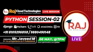 Python Batch-1_Session-2_By Raj Cloud Technologies