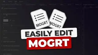 Edit Any Motion Graphics Template in Seconds | Premiere Pro