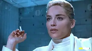 Sharon Stone smoking cigarette compilation  🚬