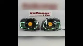 🏁 MXS Devil EYE LED Headlights Mahindra Scorpio App Controlled Headlights by MxsMotosport