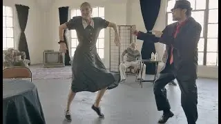 Stone White - Get On Down video (funny dancing old people)