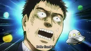 serizawa and reigen being gay in the first episode of season 3 for one minute and 17 seconds