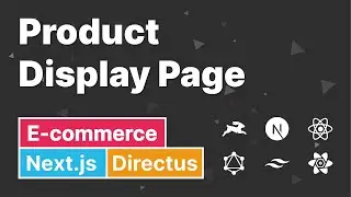 E-commerce with #Directus and #Nextjs - [07] - Product Display Page