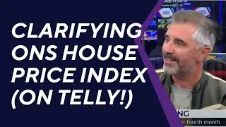 On TV clarifying ONS House Price Index