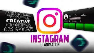 Instagram profile motion graphic | alight motion | 