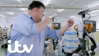 The Chasers Take On A Robot In A Game Of Table Tennis | The Chasers Road Trip | ITV