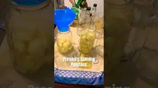 I show you how to pressure can potatoes if you’re short on cold shortage.#homesteadlife #canning