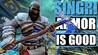 SINGRI'S ROYAL FULL ARMOR PROTECTIVE BARRIER ABILITY | God of War 4
