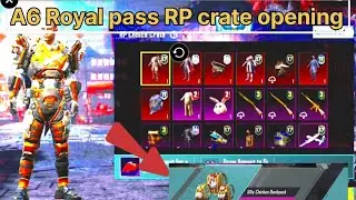 bgmi /pubg RP crate opening a6 royal pass || RP crate opening || royal pass RP crate opening