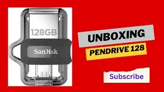 How to Unboxing SanDisk Pendrive 128GB | SanDisk Ultra Dual SDDD3-128G-I35 USB 3.0 128GB Flash Drive