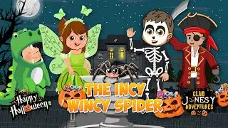 Incy Wincy Spider Halloween Song | Kids Songs | Nursery Rhymes | Halloween Music