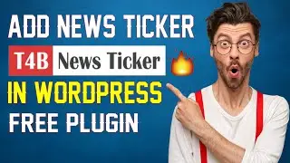 How to add scroll text in WordPress website | how to add news ticker in WordPress in Urdu/Hindi