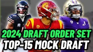 2024 NFL Mock Draft Top-15 & Impact on Fantasy Football Rookie Drafts | 