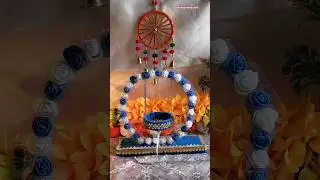 Radhe Radhe 🙏🙏 Handmade jhula for bal gopal #diy #janmashtamispecial @nehaartandcraft #shorts