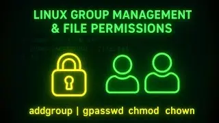 Linux Group Management & File Permissions | addgroup, gpasswd, chmod, chown Commands