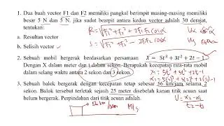 REMEDIAL FISIKA X