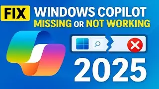 Fix Windows Copilot Missing or Not Working in Windows 11 (2025) 🔧 Easy Fix | Tutorials Buddy