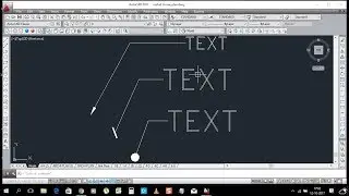 AutoCAD Classes Leader with text