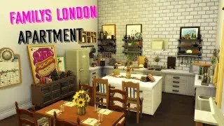 FAMILYS LONDON APARTMENT | The Sims 4 | Speed Build