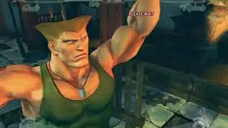 Guile's Flash Explosion Ultra with USF4 Arcade Victory Quotes (HD)