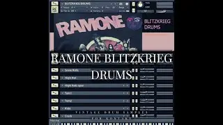 The Ramone BLITZKRIEG DRUMS! Kontakt Demo
