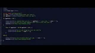 Age Verification System For Your Website | HTML - JavaScript |