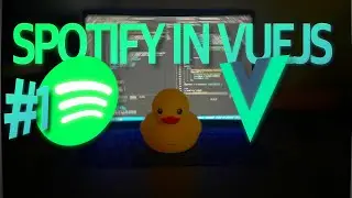 Spotify's Albums in VueJS - Day coding 1 👽 asmr programming [keychron k8 pro] 💻