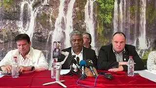 Conférence de presse : Jean-Hugues Ratenon