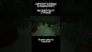 МЫ УМРЁМ?! СИРЕНОГОЛОВЫЙ В MINECRAFT! ч12