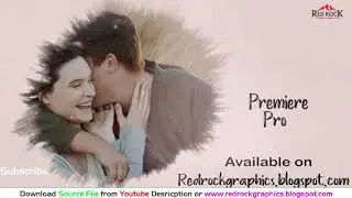 Premiere Pro Slideshow Template Free Download || Ink Slideshow Premiere Pro Project File
