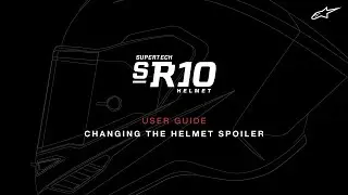 Supertech R10 Helmet User Guide | Changing The Spoiler