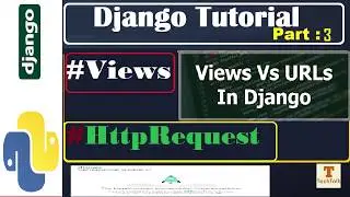 Python Django Part :3 | HELLO WORLD program | Views| Final year Project [HINDI]