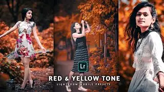 Red and Yellow Lightroom Presets || Lightroom Photo Editing || Lightroom Presets