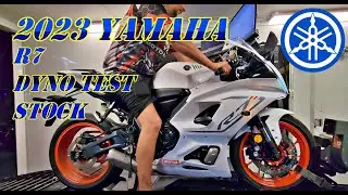 2023 Yamaha R7 Dyno Test "Stock"