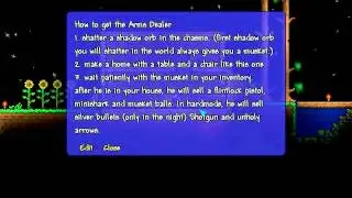 Terraria How to get the Arms Dealer