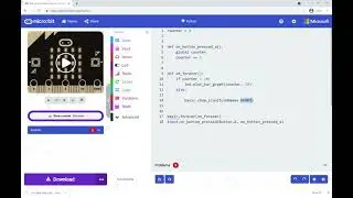 Creating a counter in makecode Python
