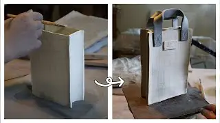 Making Nerikomi Vase Shaped Like a Handbag