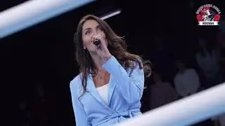 Гимн России  на соревнованиях по боксу