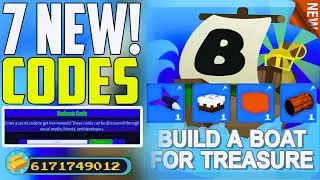 *NEW*ALL WORKING CORDS FOR BUILD A BOAT FOR TREASURE -ROBLOX BUILD A BOAT CODES