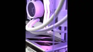 Quick White PC Builds NZXT H6 #shorts