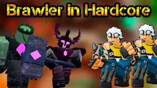 Only Brawler and Support in Hardcore Roblox Tower Defense Simulator