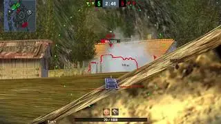 На волосок от смерти/ взятие медали Бруно в World of Tanks blitz