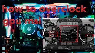 how to overclock gpu laptop