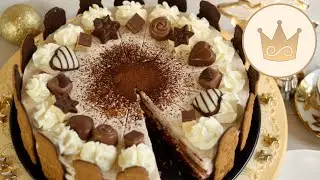 🎄 SPECULOOS CINNAMON CAKE WITH TANGERINES 🎄 No-Bake Christmas Cake 💝👌🏻 Recipe by SUGARPRINCESS