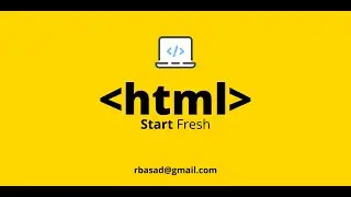 How to Create One Page Website in HTML & CSS