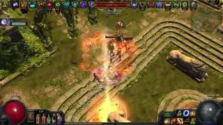 Path of Exile: 700k Earthquake versus High Gardens boss
