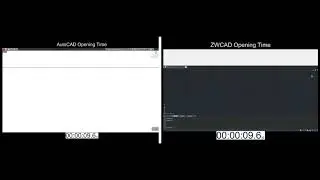 AutoCAD vs ZWCAD launch test